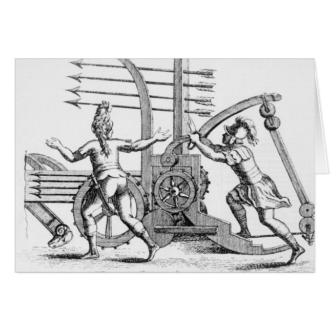 Máquina de guerra romana para las lanzas que (Anverso (Horizontal))