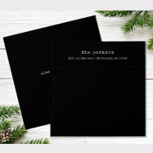 Máquina Minimalista cuadrada | Negro