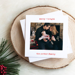 Máquina minimalista   Feliz Navidad con foto