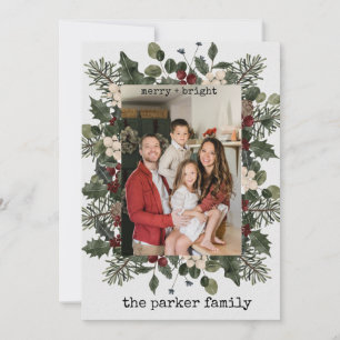 Máquina minimalista   Feliz Navidad con foto