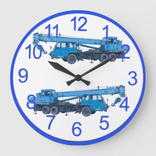 Maquinaria pesada Reloj de pared acrílico