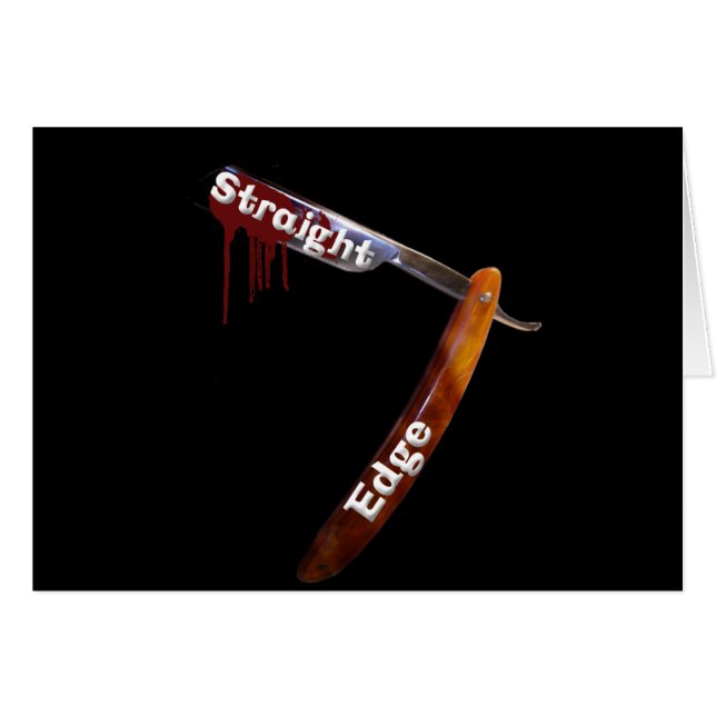 Maquinilla de afeitar recta del borde recto (Anverso (Horizontal))