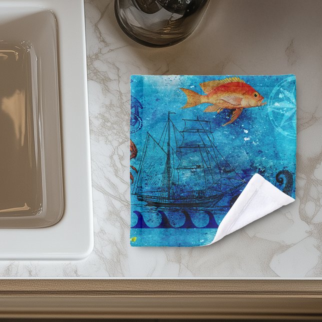 Mar Azul profundo nautico vintage (Subido por el creador)