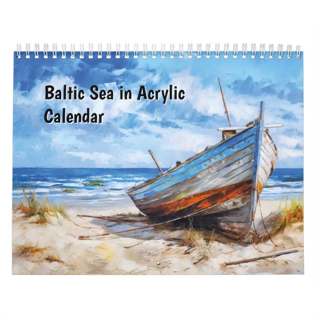 Mar Báltico en Acrílico – Calendario (Tapa)