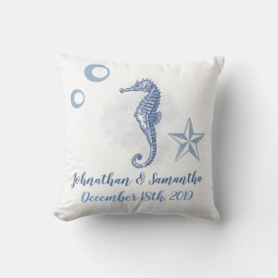 Mar caballito de mar de Cojín decorativo personali