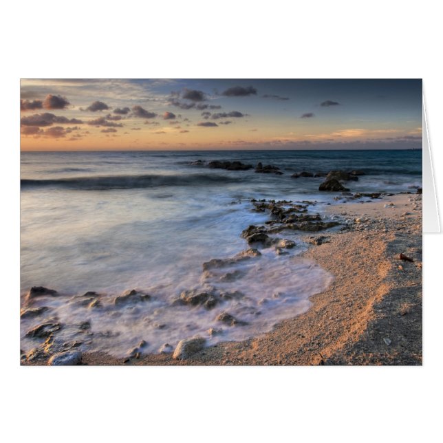 Mar Caribe, Islas Caimán. Olas rompientes (Anverso (Horizontal))