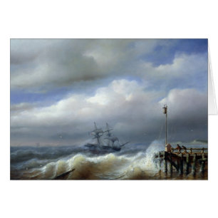 Mar duro en clima tormentoso, 1846