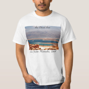 Mar muerto, visión desde la camiseta de Masada