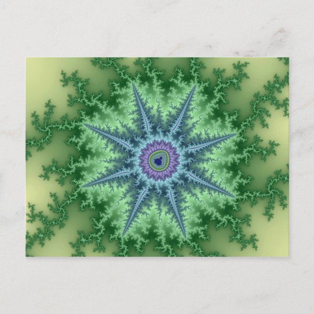 Mar - Postal fractal (Anverso)