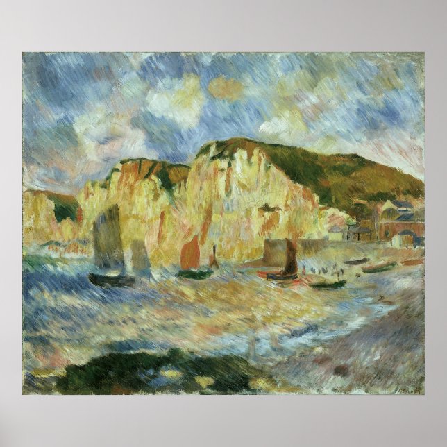 Mar y Acantilados de Pierre Renoir, Arte Antiguo d (Frente)