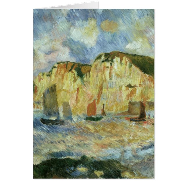 Mar y acantilados por Pierre Renoir, Bella Artes d (Frente)