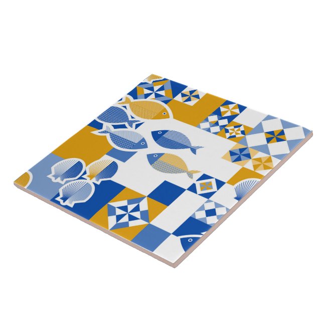 Mar y baldosas (Lado)