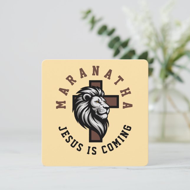 Maranatha Jesús viene (Anverso de pie)