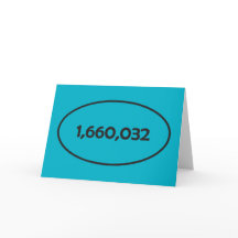 ¡Maratón con tarjeta de felicitación de pulgada!