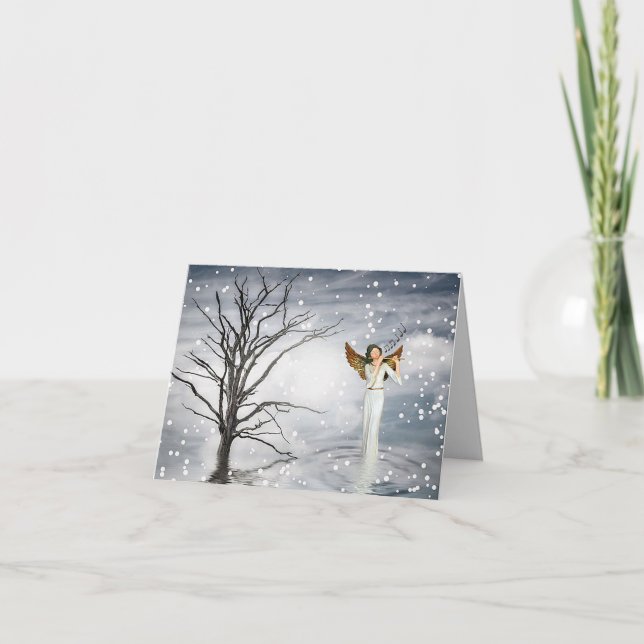 Maravilla de la tarjeta de saludo de los Navidades (Anverso)