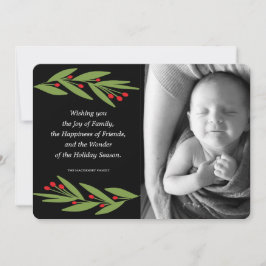 Maravilla de la tarjeta fotográfica de temporada d