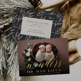 Maravillas | Anuncio de nacimiento de Relieve meta