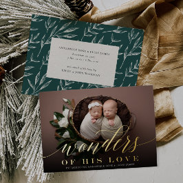 Maravillas | Anuncio de nacimiento de Relieve meta