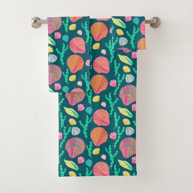 Maravillas brillantes y patrón de algas marinas (In situ)