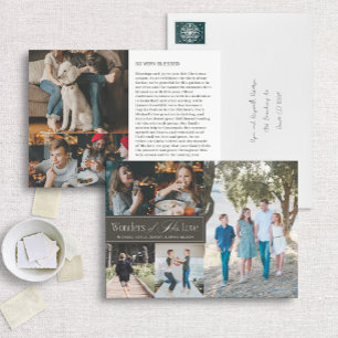 Maravillas de su amor Tarjeta de Navidades multifo