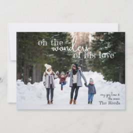 Maravillas de sus Navidades de amor Tarjeta 4 foto