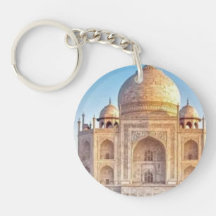 Maravillas del Mundo: Taj Mahal Llavero Artístico