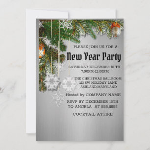 Maravillosa e impresionante invitación para Año Nu