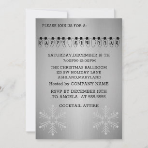 Maravillosa e impresionante invitación para Año Nu
