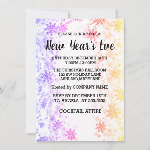 Maravillosa e impresionante invitación para Año Nu