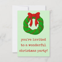 Maravillosa invitación al partido Navidades