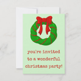 Maravillosa invitación al partido Navidades