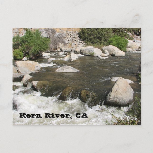 ¡Maravillosa postal del río Kern! (Anverso)