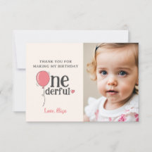 Maravillosa tarjeta de agradecimiento de la señori