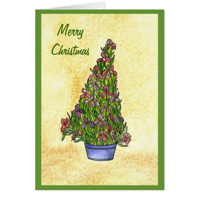 Maravillosa tarjeta de temporada navideña (Frente)