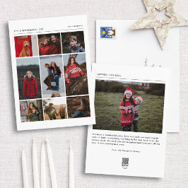 Maravillosa tarjeta de vacaciones Mulit-Photo Life