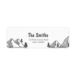 Maravillosas etiquetas de direcciones de devolució