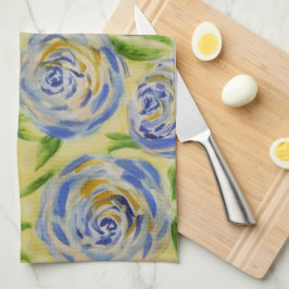 Maravillosas toallas de cocina en el jardín