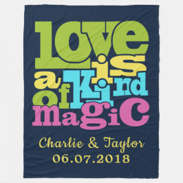 Maravilloso amor, nombres de costumbre y mantas de