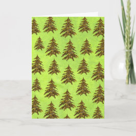 Maravilloso árbol de Navidad en papel abstracto