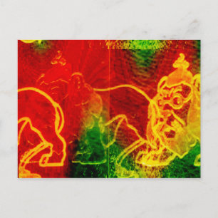 Maravilloso asistente de la postal de León de Oz C