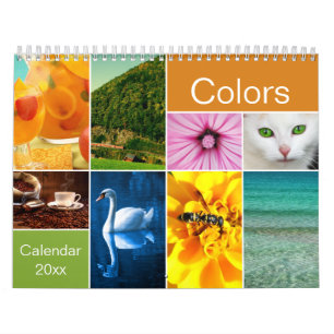 Maravilloso calendario de colores