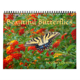Maravilloso calendario de mariposas