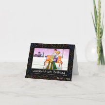 Maravilloso cumpleaños a mi tarjeta de felicitació