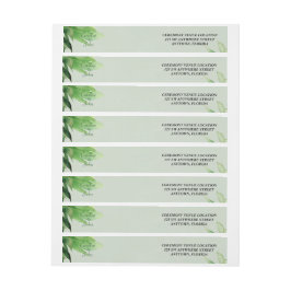 Maravilloso diseño floral verde.