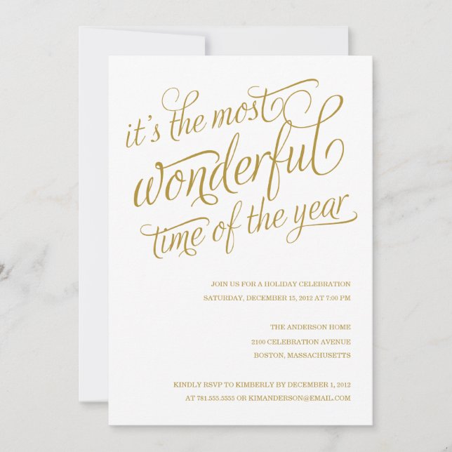 MARAVILLOSO| INVITACIONES DE FIESTA (Anverso)