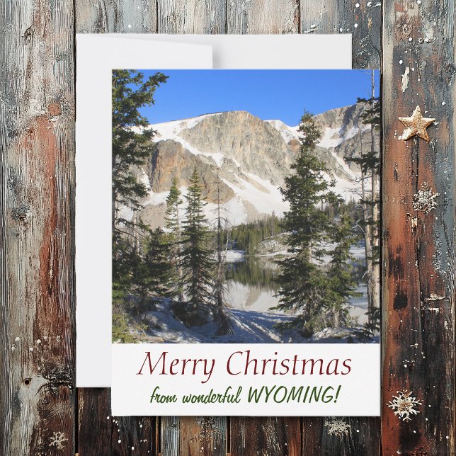 Maravilloso paisaje Wyoming Feliz Navidad (Subido por el creador)
