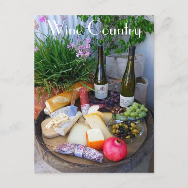 ¡Maravilloso Postal De Campo De Vino! (Anverso)