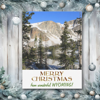 Maravilloso Wyoming Feliz Navidad
