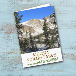 Maravilloso Wyoming Feliz Navidad