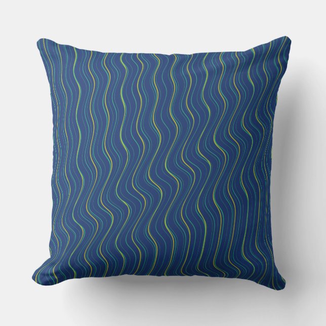 Maraza en almohada azul exterior (Anverso)